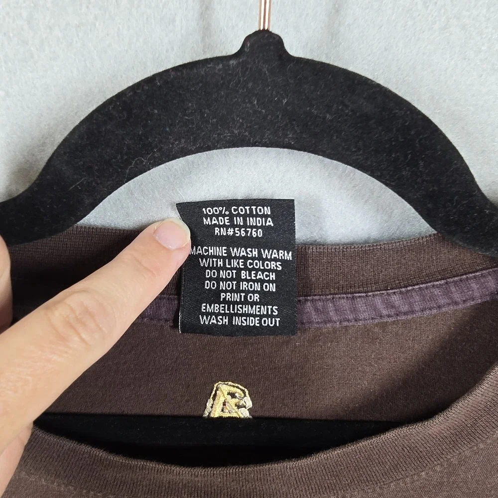 Vintage Attitude of Street Knowledge‎ Ask Denim Shirt Mens 2XL Colorblock Logo